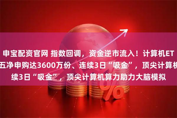 申宝配资官网 指数回调，资金逆市流入！计算机ETF（159998）上周五净申购达3600万份、连续3日“吸金”，顶尖计算机算力助力大脑模拟